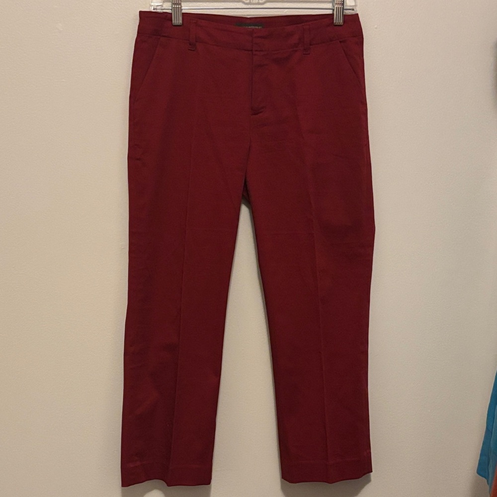 Banana Republic women  pants size 4,Rich Burgundy Chinos